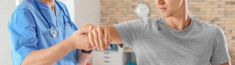 climbers elbow treatment, doctor, powerball