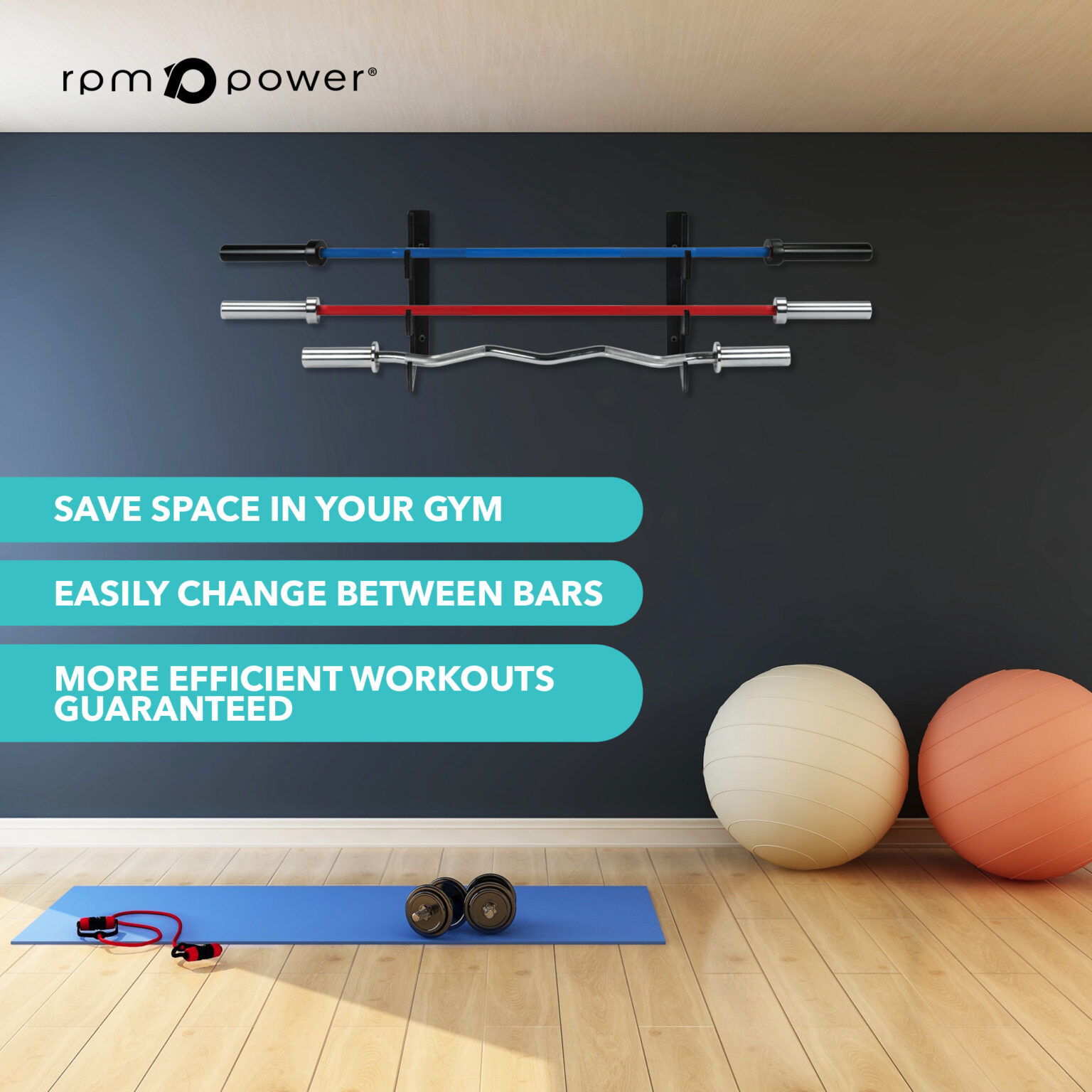 Wall-Mounted Barbell Holders - Image 5