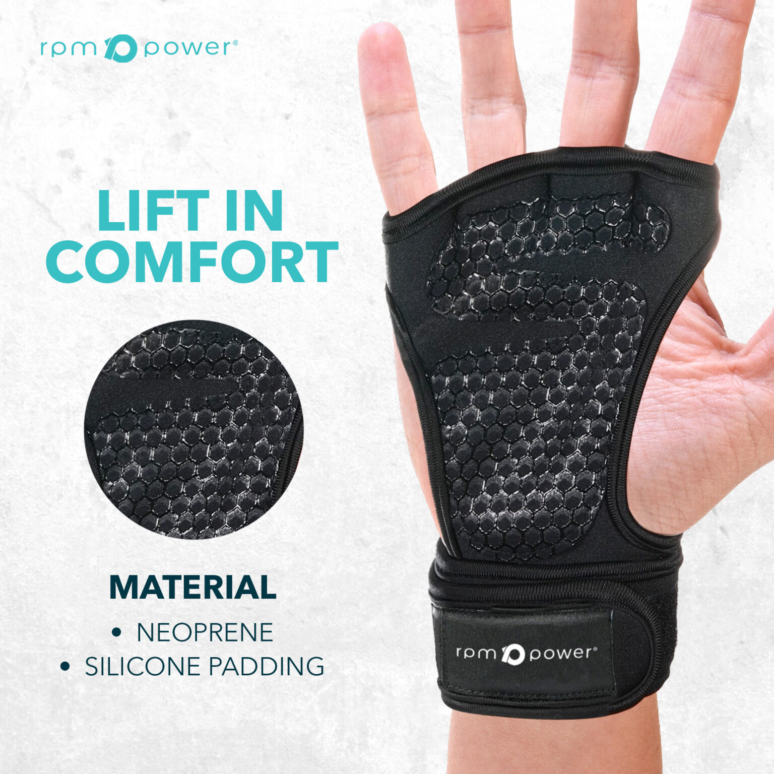 Weightlifting Gloves (Pair) - Image 2