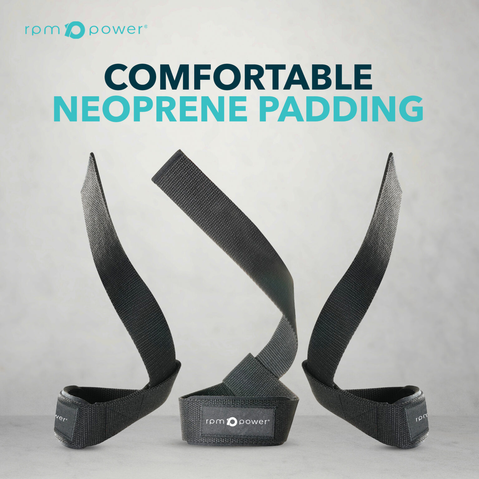 Padded Weightlifting Straps (Pair) - Image 7
